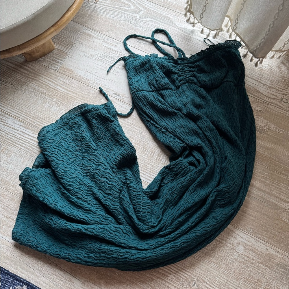Free People Teal Maxi Dress